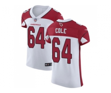 Nike Arizona Cardinals #64 Mason Cole White Men Stitched NFL Vapor Untouchable Elite Jersey