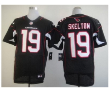 nike nfl jerseys arizona cardinals #19 skelton black[Elite]