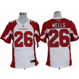 nike nfl jerseys arizona cardinals #26 wells white[Elite]