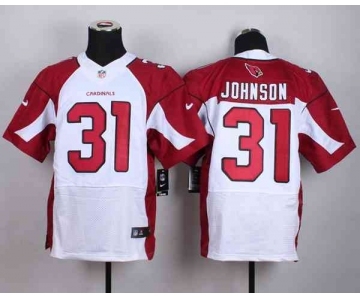 nike nfl jerseys arizona cardinals #31 johnson white[Elite][johnson]