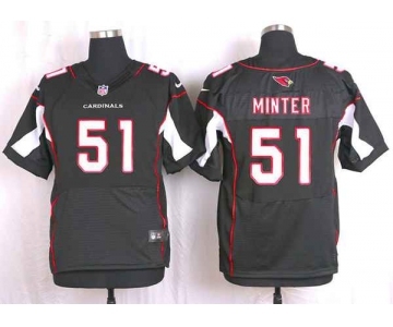 nike nfl jerseys arizona cardinals #51 minter black[Elite]