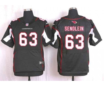 nike nfl jerseys arizona cardinals #63 sendlein black[Elite]
