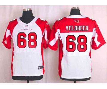 nike nfl jerseys arizona cardinals #68 veldheer white[Elite]