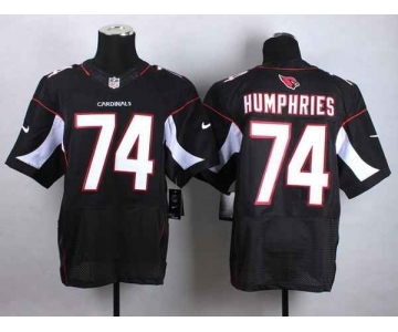 nike nfl jerseys arizona cardinals #74 humphries black[Elite]