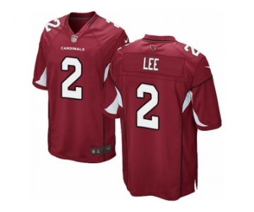 Men Nike Arizona Cardinals #2 Andy Lee Game Red Team Color NFL Jersey