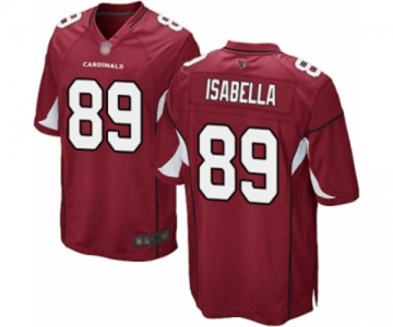 Men's Arizona Cardinals #89 Andy Isabella Game Red Team Color Football Jersey