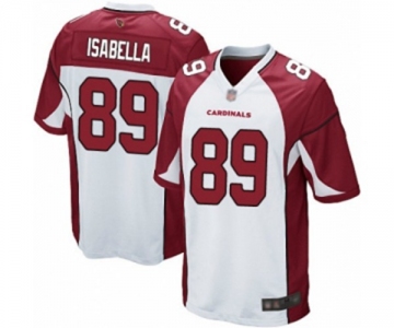 Men's Arizona Cardinals #89 Andy Isabella Game White Football Jersey
