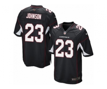 Men's Nike Arizona Cardinals #23 Chris Johnson Game Black Alternate NFL Jersey