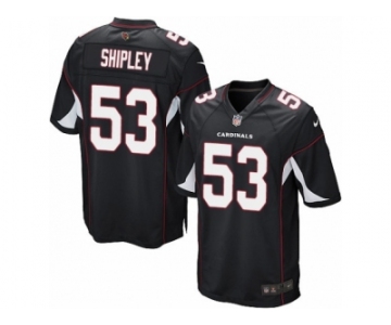 Men's Nike Arizona Cardinals #53 A.Q. Shipley Game Black Alternate NFL Jersey