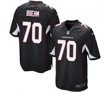 Men's Nike Arizona Cardinals #70 Evan Boehm Game Black Alternate NFL Jersey