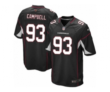 Men's Nike Arizona Cardinals #93 Calais Campbell Game Black Alternate NFL Jersey