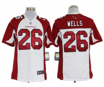 nike nfl jerseys Arizona Cardinals #26 Chris Wells White [Game]