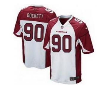 nike nfl jerseys arizona cardinals #90 dockett white[game]