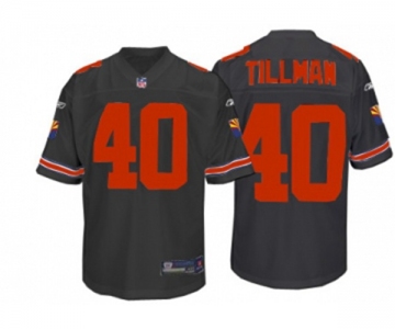 Arizona Cardinals #40 Pat Tillman Black Authentic Throwback Football Jersey