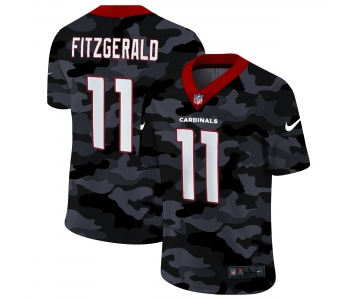 Men New Nike Arizona Cardinals #11 Fitzgerald 2020 Nike Camo Salute to Service Limited