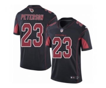 Men Nike Arizona Cardinals #23 Adrian Peterson Limited Black Rush Vapor Untouchable NFL Jersey
