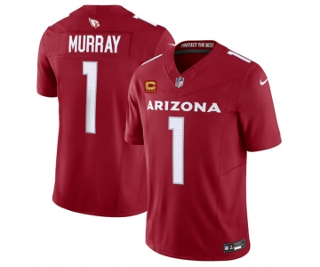Men's Arizona Cardinals #1 Kyler Murray Red 2024 F.U.S.E. With 4-Star C Patch Vapor Untouchable Limited Football Stitched Jersey