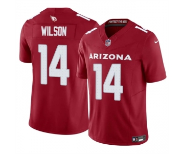 Men's Arizona Cardinals #14 Michael Wilson Red 2025 F.U.S.E. Vapor Untouchable Limited Football Stitched Jersey