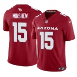 Men's Arizona Cardinals #15 Gardner Minshew Red 2026 F.U.S.E. Vapor Untouchable Limited Football Stitched Jersey