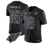 Men's Arizona Cardinals #18 Marvin Harrison Jr. Black 2026 F.U.S.E. Salute to Service Limited Football Stitched Jersey Men's Arizona Cardinals #18 Marvin Harrison Jr. Black 2026 F.U.S.E. Salute to Service Limited Football Stitched Jersey