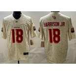 Men's Arizona Cardinals #18 Marvin Harrison Jr Limited Cream Rivalries FUSE Vapor Jersey Men's Arizona Cardinals #18 Marvin Harrison Jr Limited Cream Rivalries FUSE Vapor Jersey