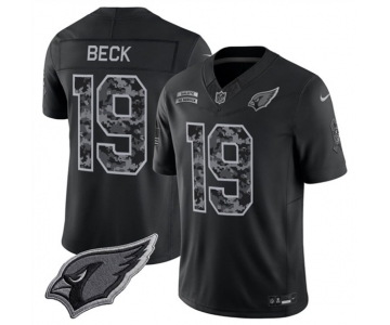 Men's Arizona Cardinals #19 Carson Beck Black 2026 F.U.S.E. Salute to Service Limited Football Stitched Jersey