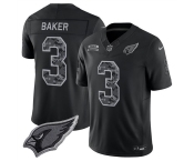 Men's Arizona Cardinals #3 Budda Baker Black 2026 F.U.S.E. Salute to Service Limited Football Stitched Jersey Men's Arizona Cardinals #3 Budda Baker Black 2026 F.U.S.E. Salute to Service Limited Football Stitched Jersey