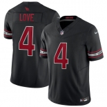 Men's Arizona Cardinals #4 Jeremiyah Love Black 2026 Draft F.U.S.E. Vapor Untouchable Limited Football Stitched Jersey Men's Arizona Cardinals #4 Jeremiyah Love Black 2026 Draft F.U.S.E. Vapor Untouchable Limited Football Stitched Jersey