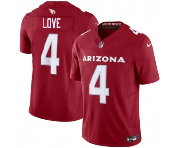 Men's Arizona Cardinals #4 Jeremiyah Love Red 2026 Draft F.U.S.E. Vapor Untouchable Limited Football Stitched Jersey