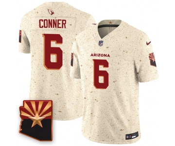 Men's Arizona Cardinals #6 James Conner 2025 F.U.S.E. “Rivalries” Vapor Untouchable Limited Football Stitched Jersey