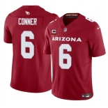 Men's Arizona Cardinals #6 James Conner Red 2025 F.U.S.E. With 4-Star C Patch Vapor Untouchable Limited Football Stitched Jersey Men's Arizona Cardinals #6 James Conner Red 2025 F.U.S.E. With 4-Star C Patch Vapor Untouchable Limited Football Stitched Jersey