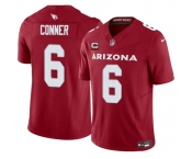 Men's Arizona Cardinals #6 James Conner Red 2025 F.U.S.E. With 4-Star C Patch Vapor Untouchable Limited Football Stitched Jersey