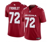 Men's Arizona Cardinals #72 Hjalte Froholdt Red 2025 F.U.S.E. Vapor Untouchable Limited Football Stitched Jersey
