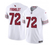 Men's Arizona Cardinals #72 Hjalte Froholdt White 2025 F.U.S.E. Vapor Untouchable Limited Football Stitched Jersey