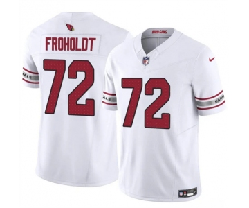 Men's Arizona Cardinals #72 Hjalte Froholdt White 2025 F.U.S.E. Vapor Untouchable Limited Football Stitched Jersey