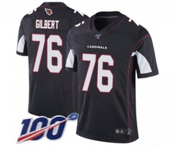 Men's Arizona Cardinals #76 Marcus Gilbert Black Alternate Vapor Untouchable Limited Player 100th Season Football Jersey