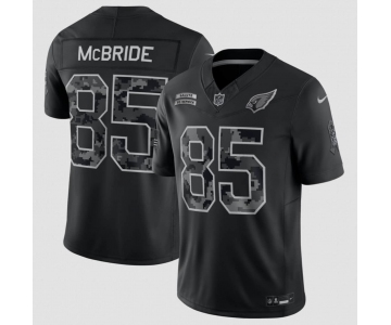 Men's Arizona Cardinals #85 Trey McBride Black 2026 F.U.S.E. Salute to Service Limited Football Stitched Jersey