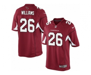 Men's Nike Arizona Cardinals #26 Brandon Williams Limited Red Team Color NFL Jersey