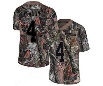 Men's Nike Arizona Cardinals #4 Phil Dawson Limited Camo Rush Realtree NFL Jersey