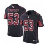 Men's Nike Arizona Cardinals #53 A.Q. Shipley Limited Black Rush Vapor Untouchable NFL Jersey