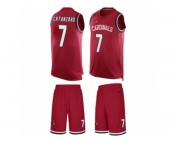 Men's Nike Arizona Cardinals #7 Chandler Catanzaro Limited Red Tank Top Suit NFL Jersey
