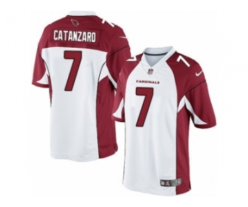 Men's Nike Arizona Cardinals #7 Chandler Catanzaro Limited White NFL Jersey