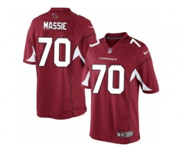 Men's Nike Arizona Cardinals #70 Bobby Massie Limited Red Team Color NFL Jersey
