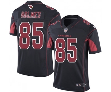 Men's Nike Arizona Cardinals #85 Gabe Holmes Limited Black Rush Vapor Untouchable NFL Jersey