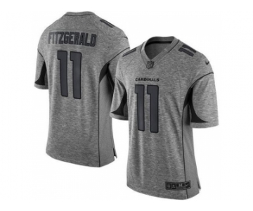 Nike Arizona Cardinals #11 Larry Fitzgerald Gray Gridiron Gray Jersey[Limited]