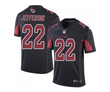 Nike Arizona Cardinals #22 Tony Jefferson Black Men's Stitched NFL Limited Rush Jersey