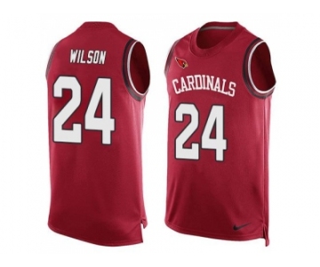 Nike Arizona Cardinals #24 Adrian Wilson Red Team Color Men's Stitched NFL Limited Tank Top Jersey