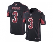 Nike Arizona Cardinals #3 Josh Rosen Black Men Stitched NFL Limited Rush Jersey