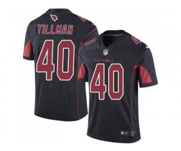 Nike Arizona Cardinals #40 Pat Tillman Black Men's Stitched NFL Limited Rush Jersey