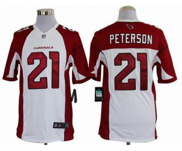 nike nfl jerseys arizona cardinals #21 peterson white[nike limited]